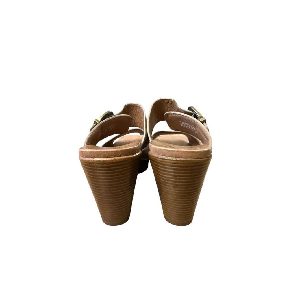 Dansko Ramona Brown Leather Slide Sandal Heel Women size 37 US 7 - Picture 4 of 5